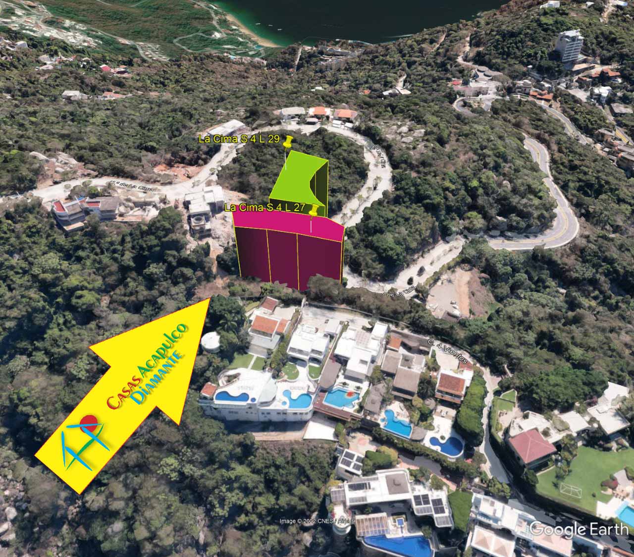 Terreno La Cima S4 L27 y 29 - Vista aérea 5